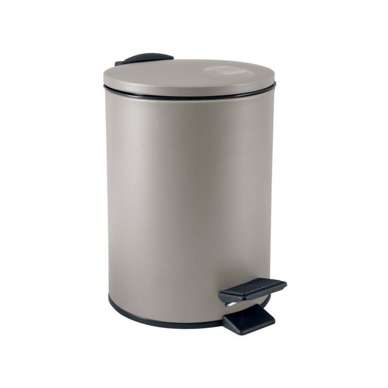 

Cubo de pedal Acero ADELAR 3L Topo Mate - Topo - Spirella