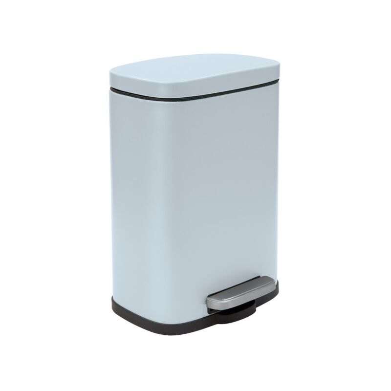 

Cubo de pedal Acero AKIRA 5L Azul Hielo Mate - Azul - Spirella