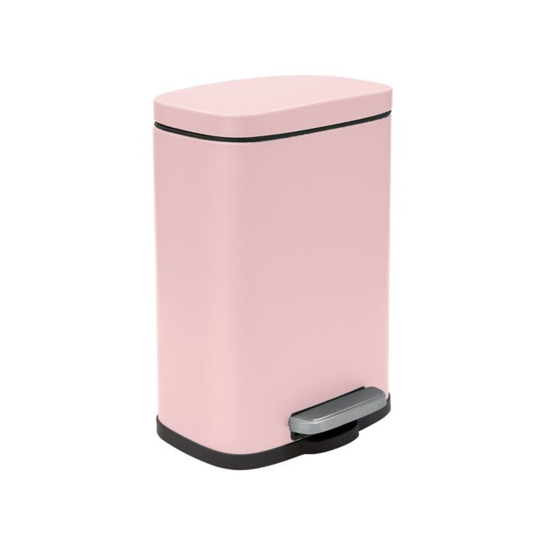 

Cubo de pedal Acero AKIRA 5L Rosa Mate - Rosa - Spirella