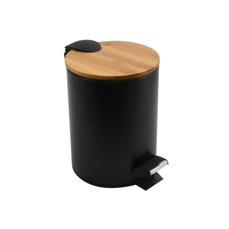 

Cubo de pedal Acero & Bambú ADONIS 5L Negro - Negro - Spirella