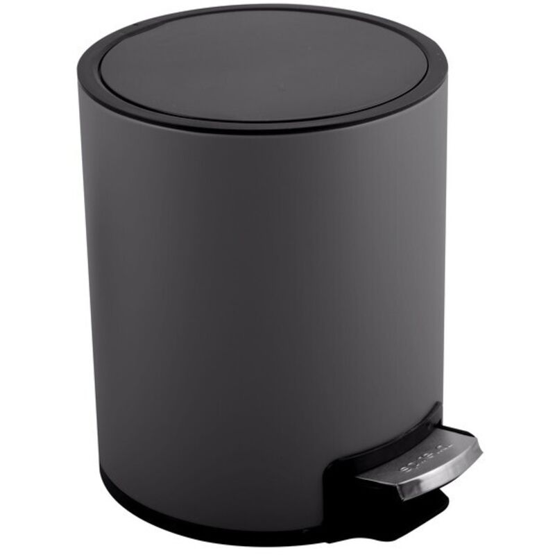

Cubo de pedal Acero Inoxidable RIKU 3L Gris Mate - Gris - Spirella