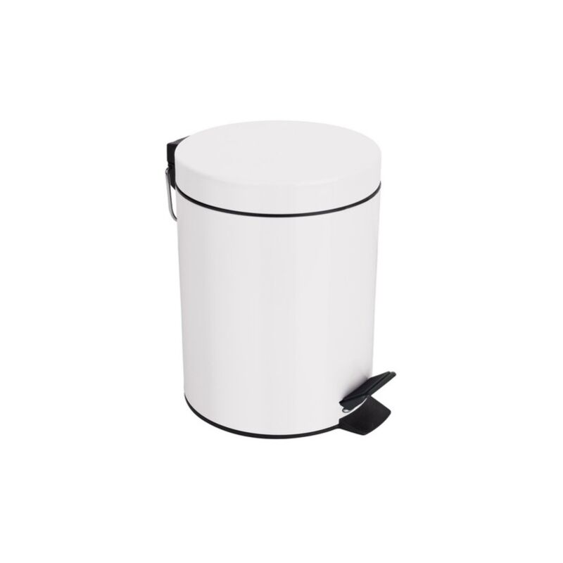 

Cubo de pedal Metal SYDNEY 5L Blanco - Blanco - Spirella