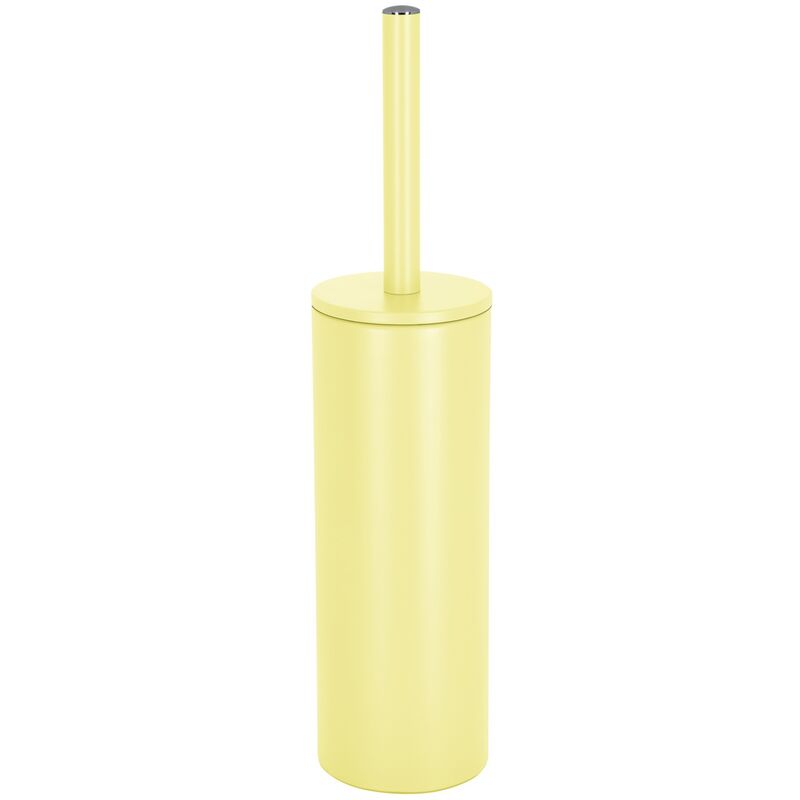 

ESCOBILLA DE BAÑO CON SOPORTE DE ACERO INOXIDABLE AKIRA AMARILLO MATE - Spirella