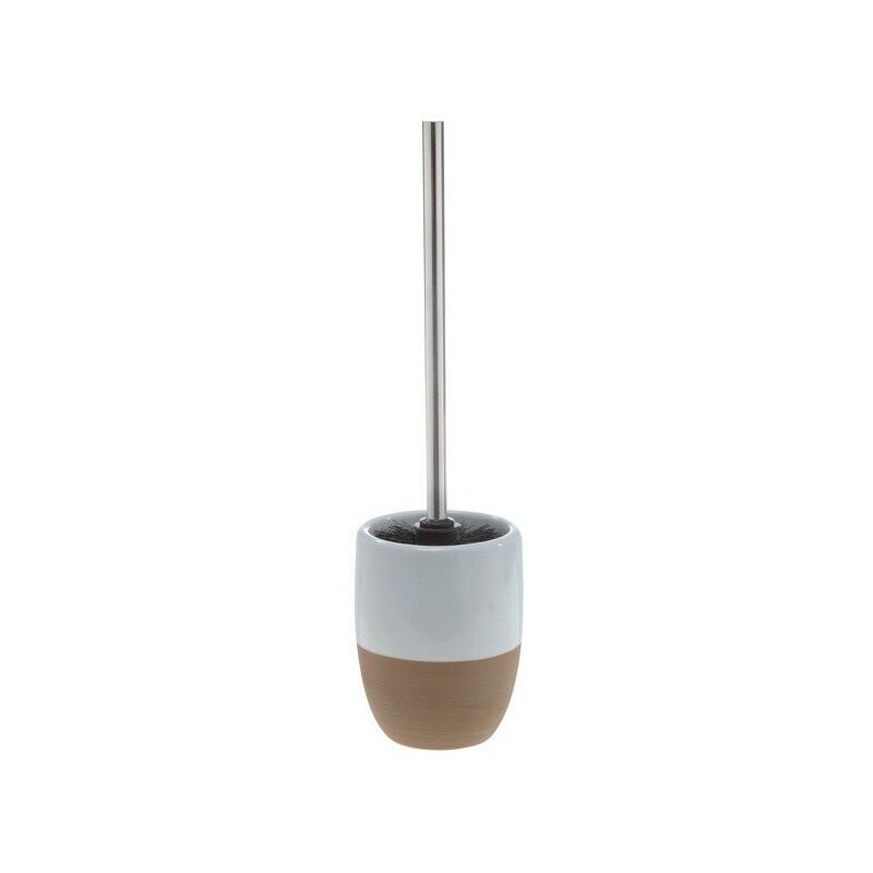 

Escobilla de baño con soporte Cerámica SIENA Blanco & Beige - Beige - Spirella