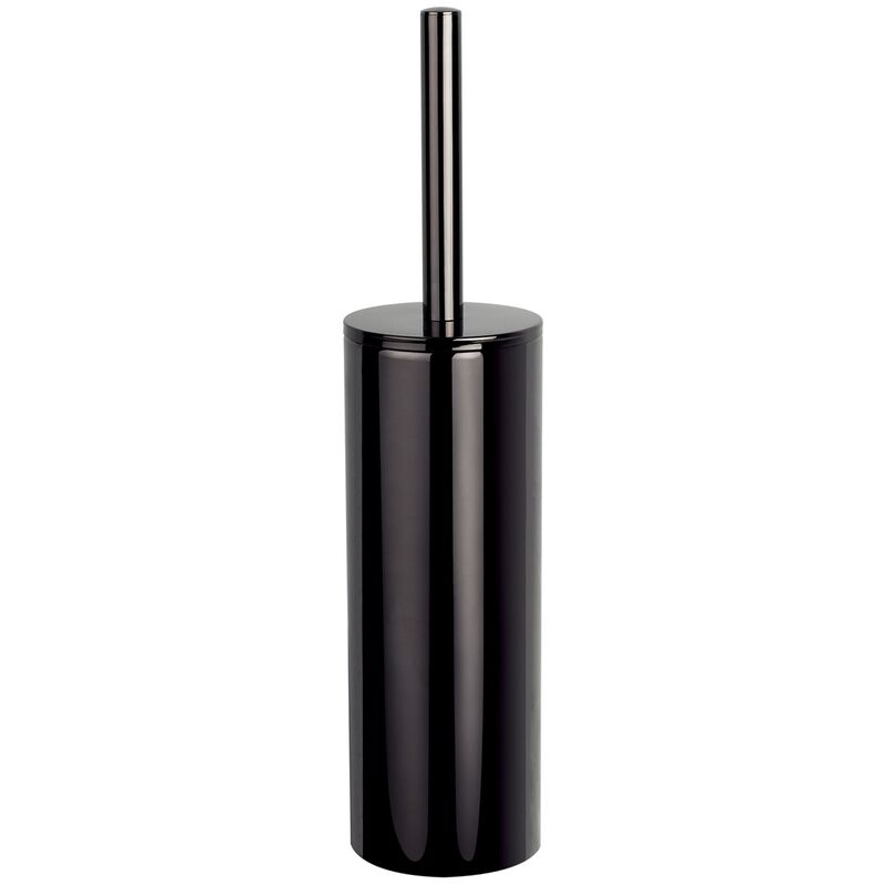 

colección Nyo, Escobilla para el inodoro 40,5 x 9,4 x 9,4 cm, Acero inoxidable, Negro - Spirella
