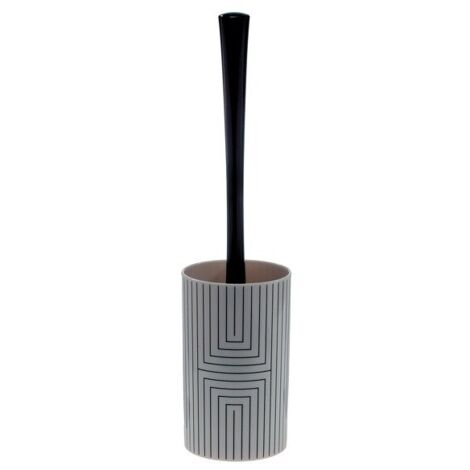 Spirella Graphic Brosse WC Noir et Blanc Élégante