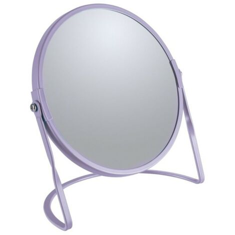 Spirella Miroir grossissant sur pied Acier AKIRA Lavande - Violet