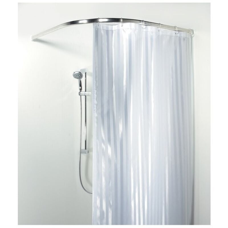 Barre de douche ova rondo 90x90cm Finition brillante Spirella