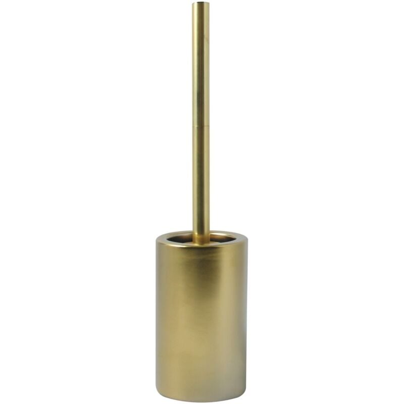 Brosse wc avec support Céramique TUBE-MATT Or mat Spirella