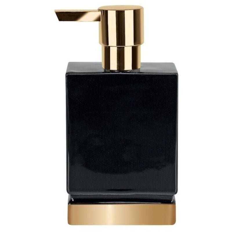 Distributeur de savon Céramique roma Noir & Or Spirella