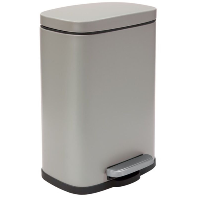 Poubelle à pédale Acier akira 12L Taupe mat Spirella