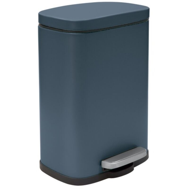 Poubelle à pédale Acier akira 5L Pétrole mat Spirella