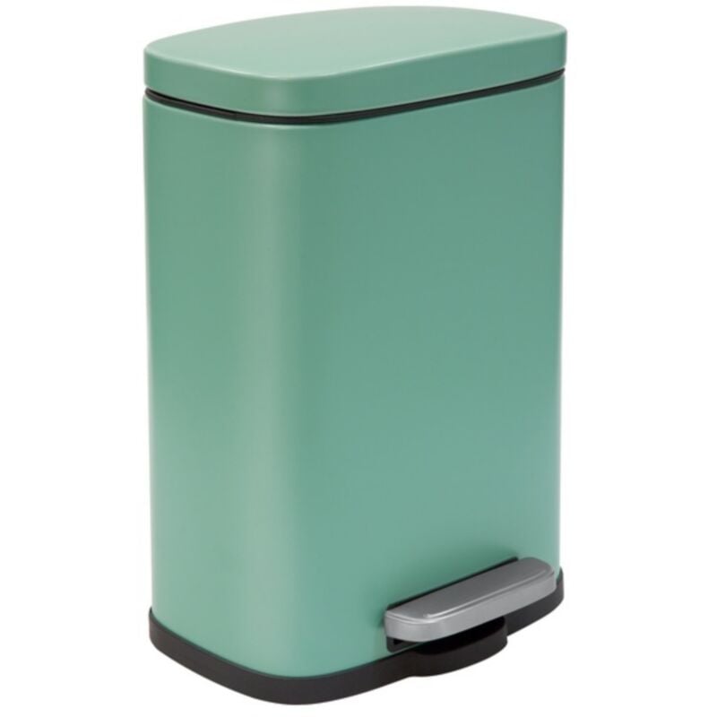 Poubelle à pédale Acier akira 5L Vert mat Spirella