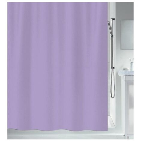 Spirella Rideau de douche PEVA BIO 180x200cm Lavande