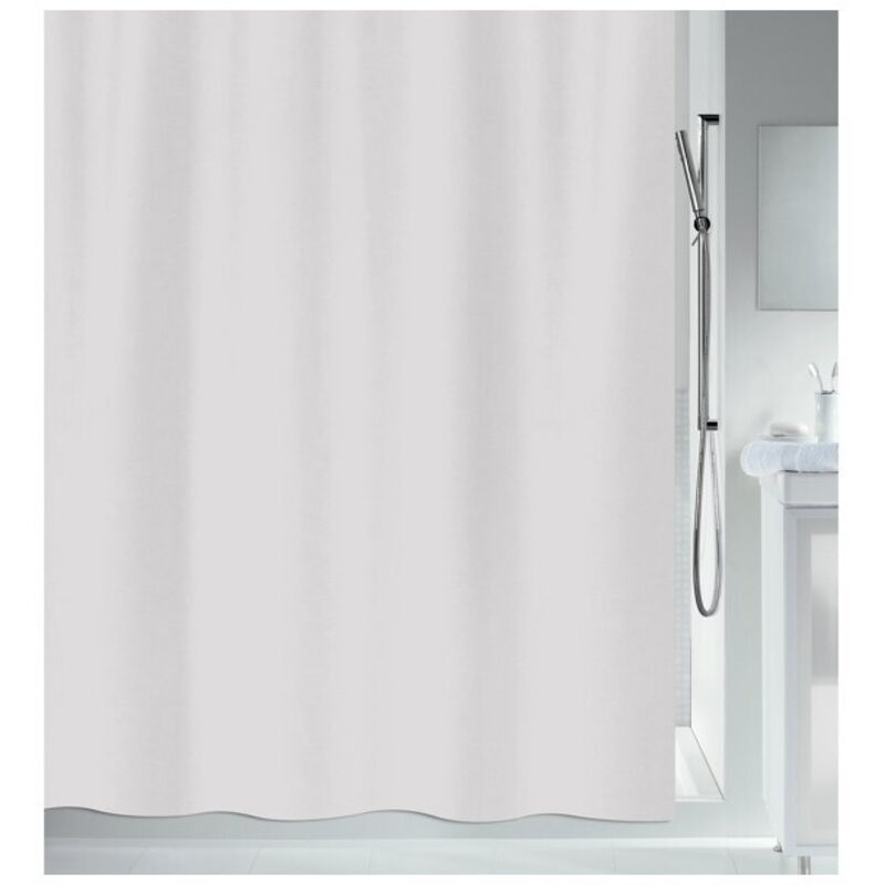 Rideau de douche Polyester altro 180x200cm Blanc Spirella