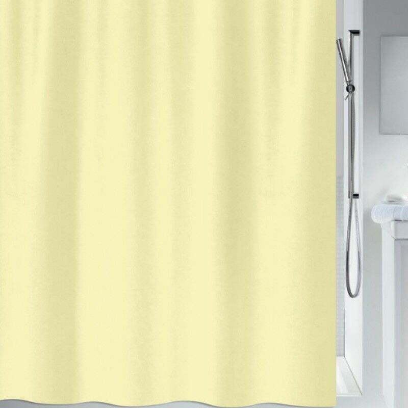 Spirella - Rideau de douche Polyester primo 120x200cm Jaune Clair