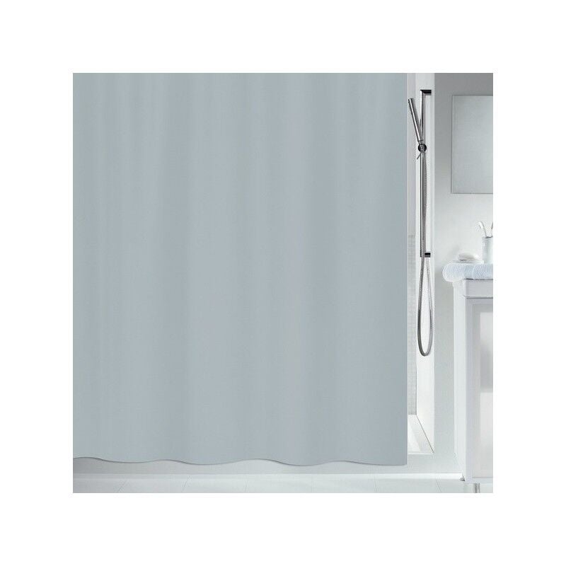 Rideau de douche Polyester primo 240x180cm Gris Spirella