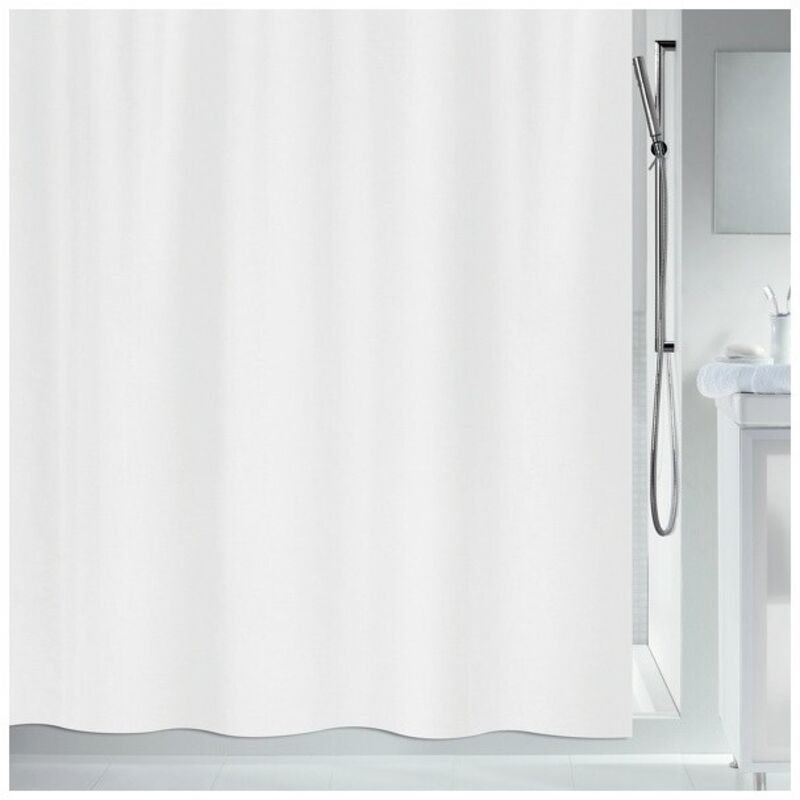 Rideau de douche Polyester primo 120x200cm Blanc Spirella