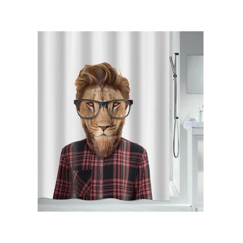 Rideau de douche Polyester smartlion 180x200cm Multicolor Spirella