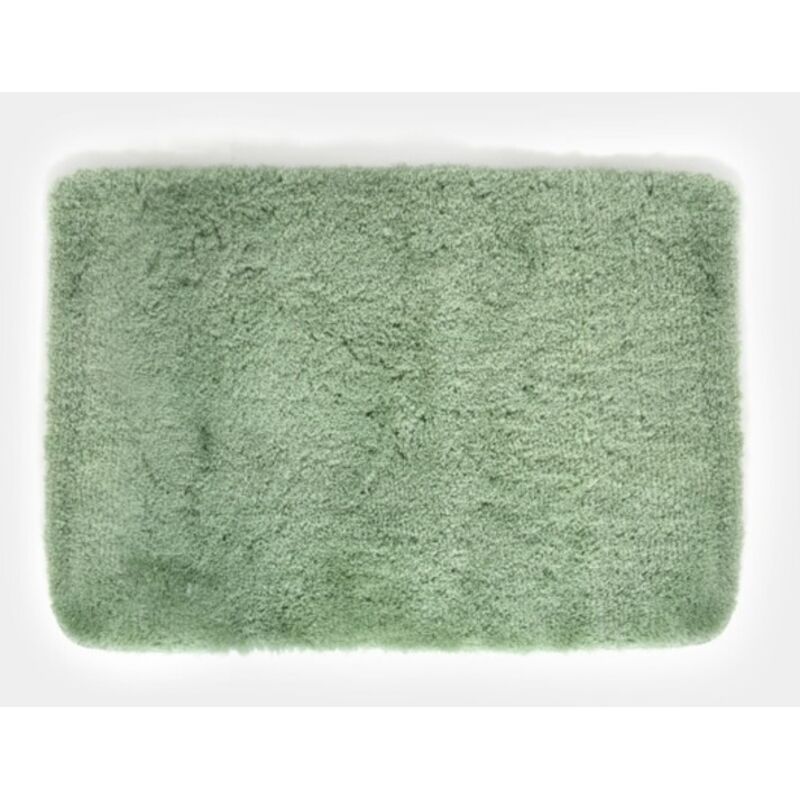 Tapis de bain Acrylique bree 70x120cm Vert Basil Spirella