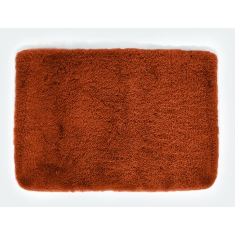 Tapis de bain Acrylique bree 70x120cm Terracotta Spirella