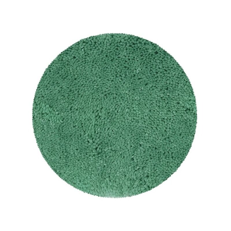 Spirella - Tapis de bain rond Microfibre highland basil 60cm Vert Basil