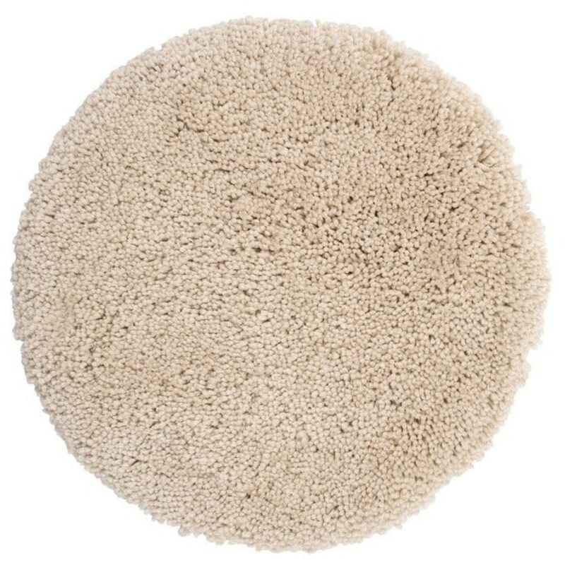 Tapis de bain rond Microfibre highland Ø110cm Ecru Spirella