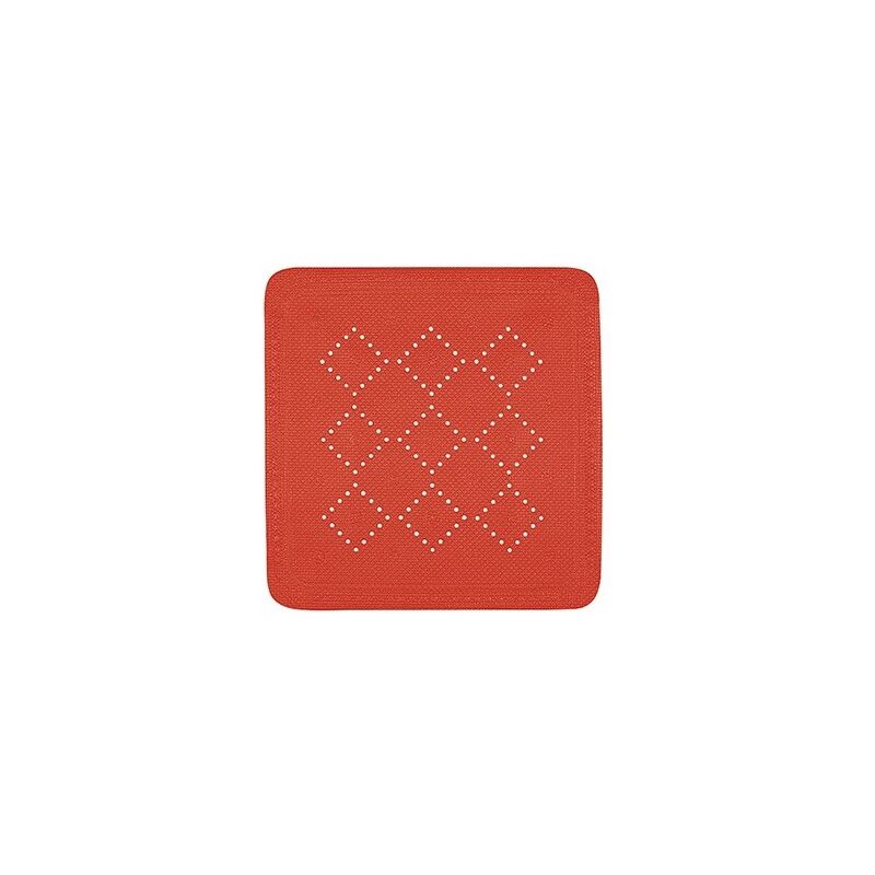 Spirella - Tapis Fond de douche pvc alaska 55x55cm Rouge Bleu