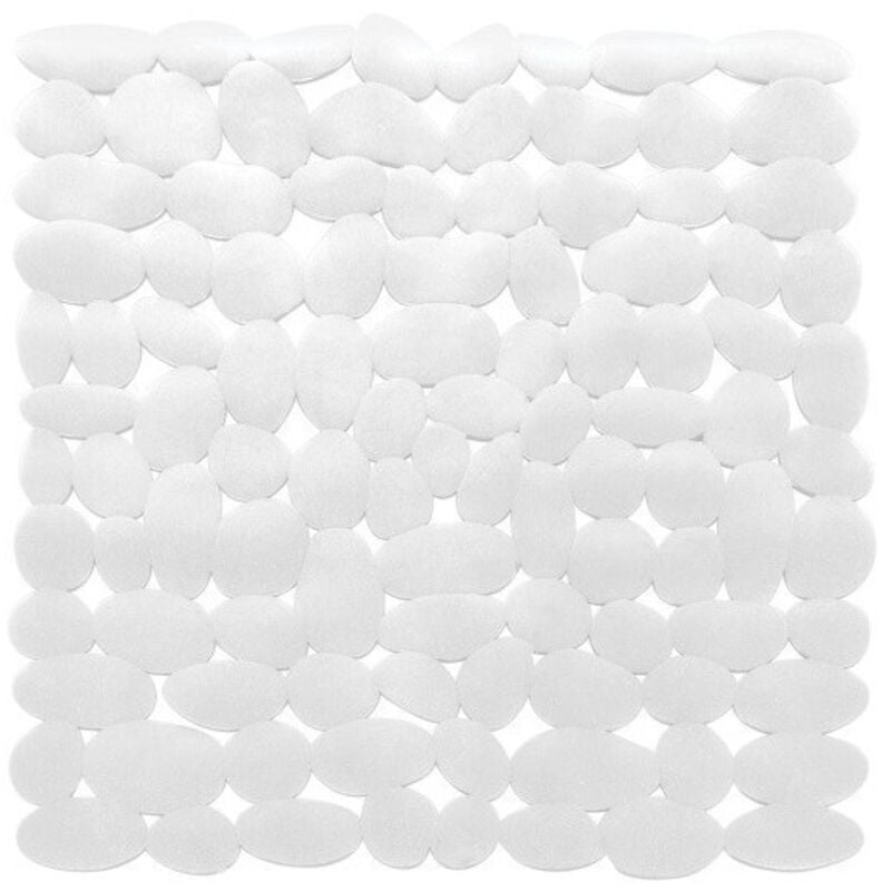 Tapis Fond de douche pvc marathon 54x54cm Blanc Spirella