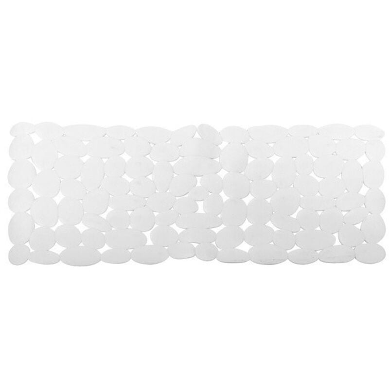 Tapis Fond de baignoire pvc marathon 73x36cm Blanc Spirella