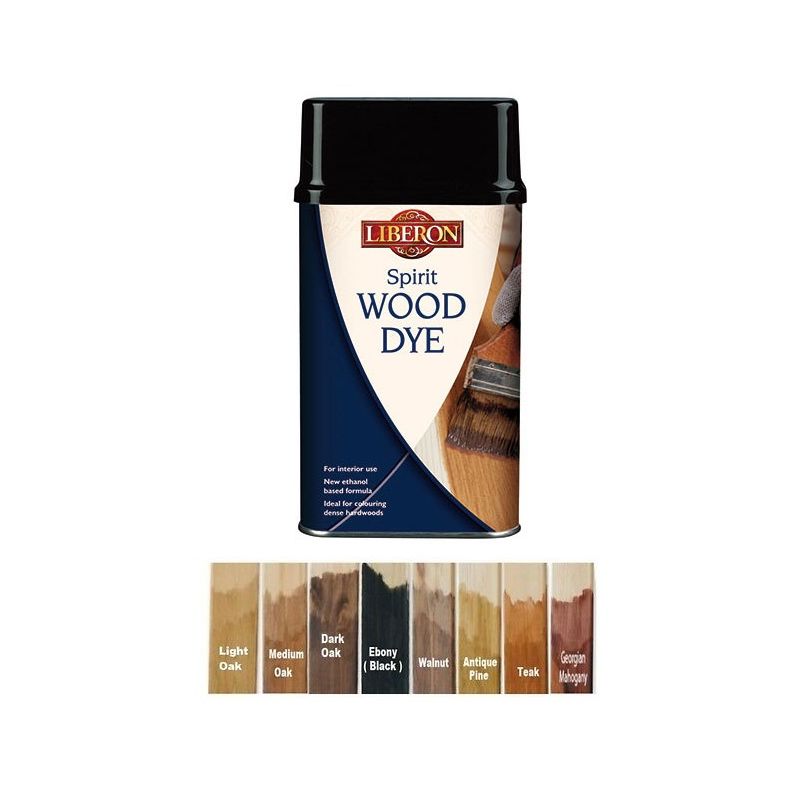 Liberon Spirit Traditional Hardwood Furniture Wood Dye - Medium Oak - 250ml