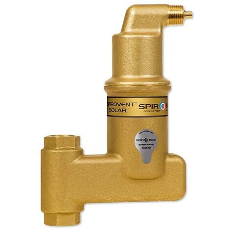 SpiroVent Solar Vertikal Autoclose Mikroblasenabscheider mit 3/4'' Innengewinde AA075VFBA08