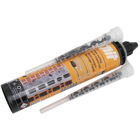 Spit – Cartouche de scellement chimique 300ml – Résine polyester sans styrène – Séchage rapide à température ambiante – Pour matériaux pleins et creux