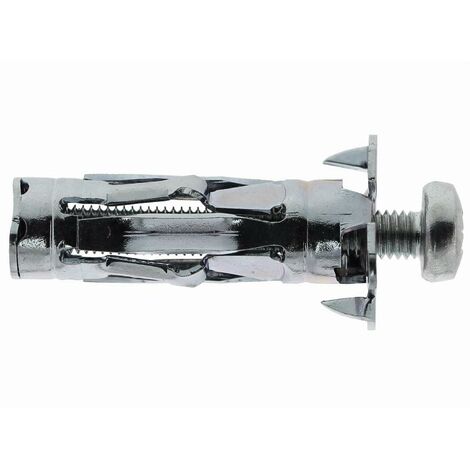 Spit – Cheville pour support creux 6x35mm – Charge moyenne à lourde – Pour plaques de plâtre jusqu'à 26mm – Boite de 100 – 61145
