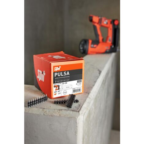 Spit ITW C6 35 mm, clous Spit Pulsa standard, avec 3 cartouches de gaz, 1500 clous 35 mm (057548)