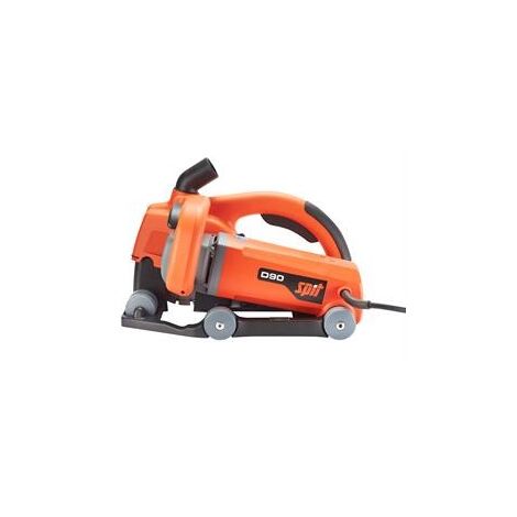 Spit – Rainureuse D90 2500W 811242 – 2 disques diamant 150mm – Profondeur réglable sans outil – Certifiée DUST FREE pour béton