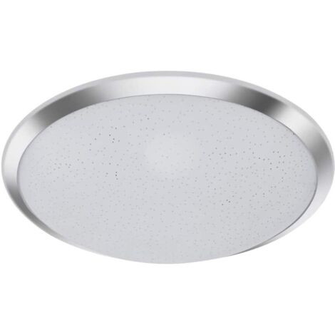 SPLASH - PLAFONIERA DECORATA DIAMETRO 30,5 cm  A 2 LUCI x E14 CROMO IP20