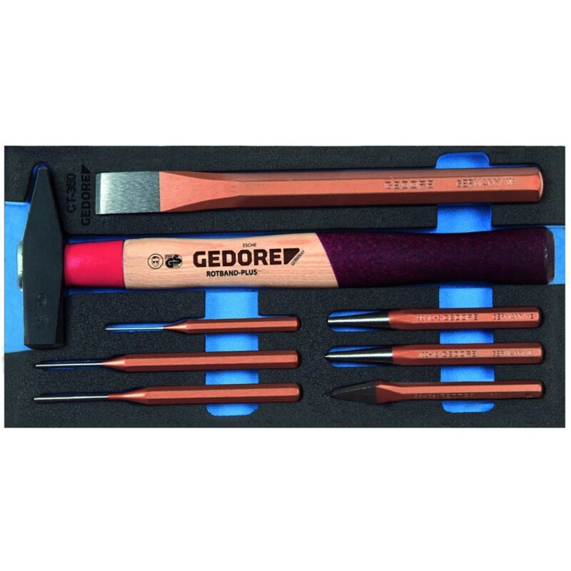 Image of Gedore - Werkzeugmodul 1500 CT1-350 8-teilig 1/3-Modul Schlagwerkzeugsatz