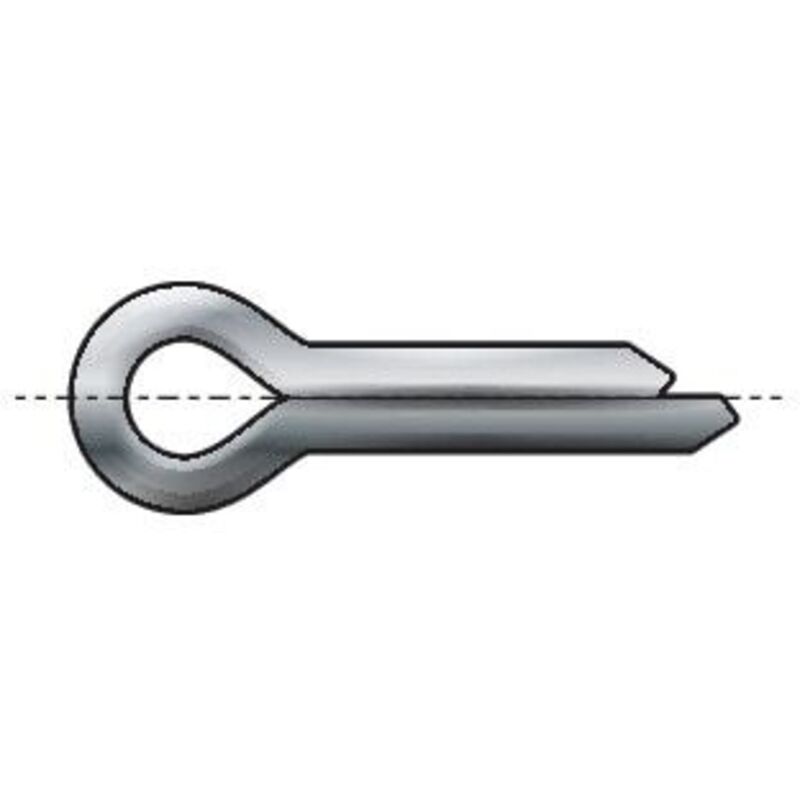 10X100MM Split Pin bzp (Cotter Pin)- you get 5 - Qualfast