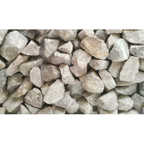 BELLAMOLI GRANULATI Splitt Grigio Cielo 22 - 30 mm grau 25 kg Kies & Splitt