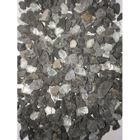 BELLAMOLI GRANULATI Splitt Vetromix 7 - 15 mm schwarz-grau 25 kg Kies & Splitt