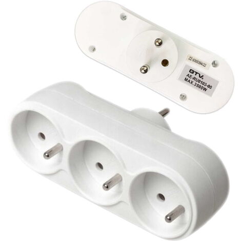 Splitter elettrico triplo 3x2P+Z