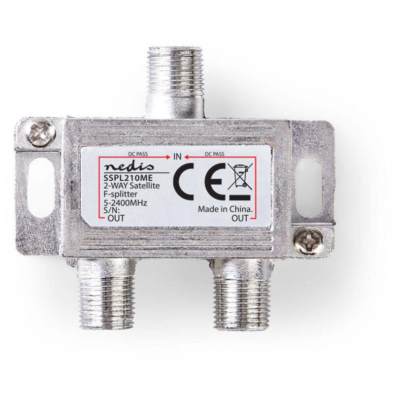 Satellite Splitter 5 2400 Mhz 65 Db Number Of Inputs 1 Number Of Ou...