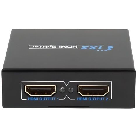 Splitter HDMI 1 entrée vers 2 sorties Full HD 3D