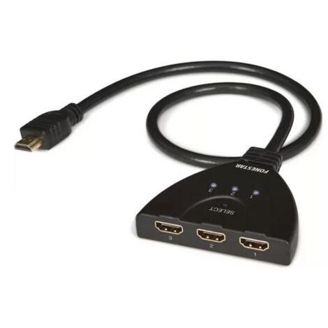 Splitter HDMI 3 en 1 Fonestar FO-513/ 3xHDMI