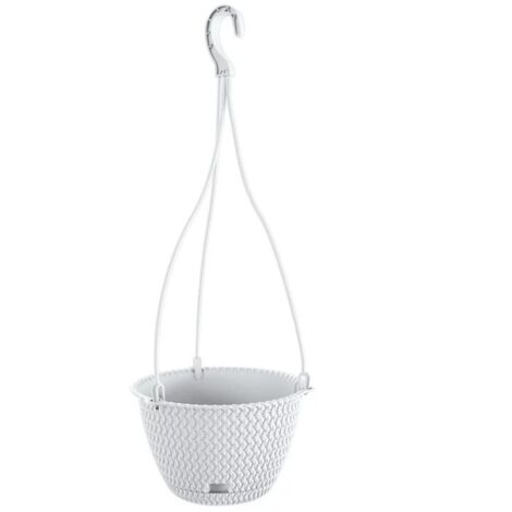 Splofy Round W DSPW270 Hängeblumentopf weiß Prosperplast
