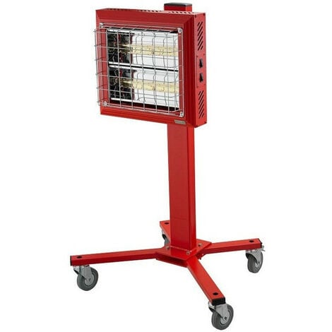 Splus - Radiant électrique Quartz 1500/3000 W Mono 230V sur roues - REH 3000 M