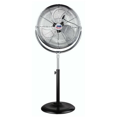 SPLUS - Ventilateur mobile sur pied 6300 m³/h 120 W Ø hélice 43 cm réglable et orientable - VM 50 PI.2
