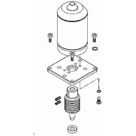 SPMTG10801 Motor Eléctrico 24V ROAD 400 Nueva Generación Repuesto Original NICE SPMTG10801