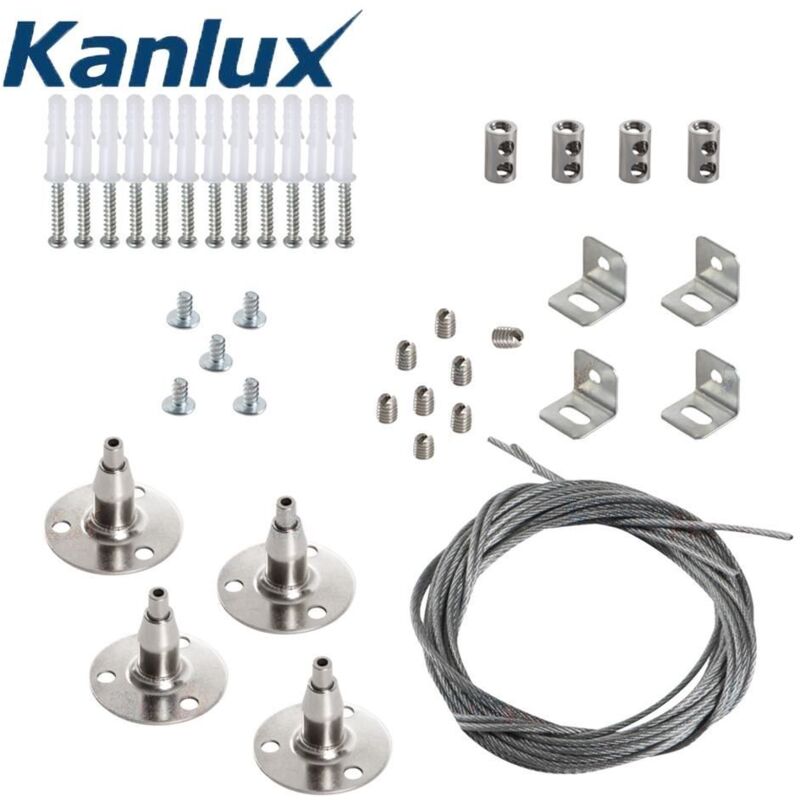 Kit de suspension pour panneau led 60x60 blingo - type de kit de suspension - Kit de suspension pour dalle led Kanlux 60x60 Kit de suspension pour panneau led 60x60 blingo - type de kit de suspension - Kit de suspension pour dalle led Kanlux 60x60